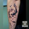 Tatuaje peces Koi yin yang