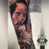 tatuaje samurai biceps