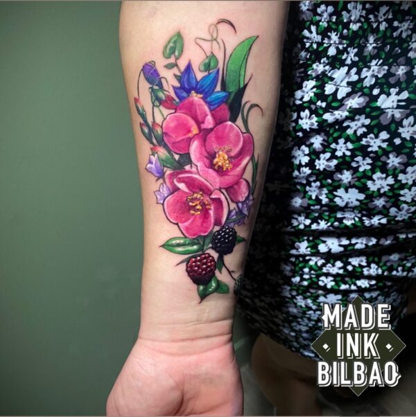 tatuaje cover flores