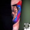 tatuaje antebrazo retrato perro