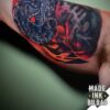 tatuaje cover biceps serpiente