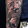 tatuaje antebrazo tigre