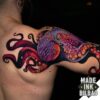 tatuaje pulpo color