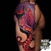 tatuaje pulpo color