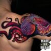 tatuaje pulpo color