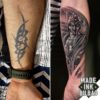 tatuaje cover antebrazo gladiador