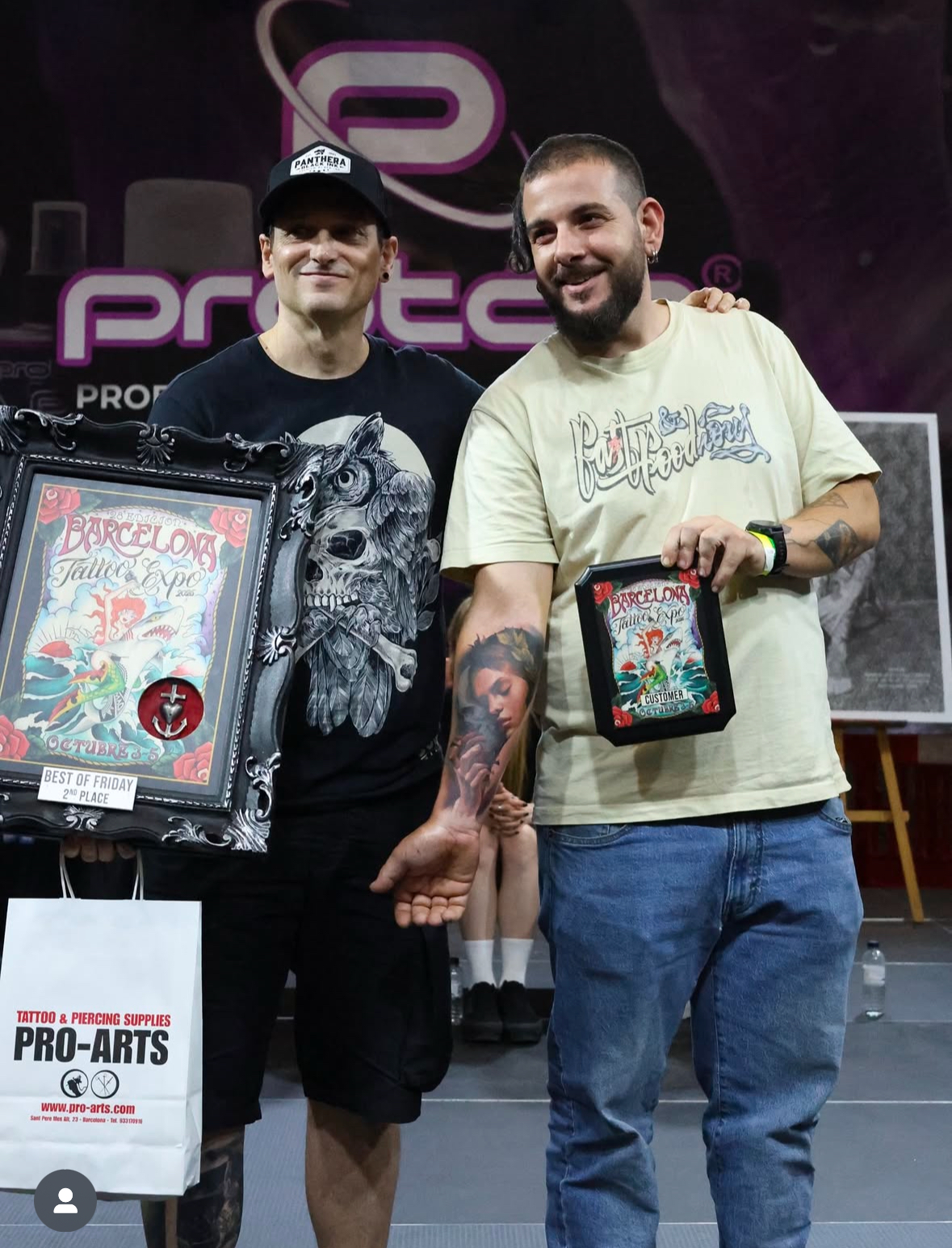 segundo puesto convención barcelona