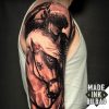 tatuaje brazo caballo arquero