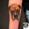 tatuaje mascota retrato boxer
