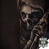 tatuaje cover samurai calavera katana