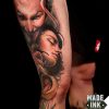 tatuaje demonio chica serpiente